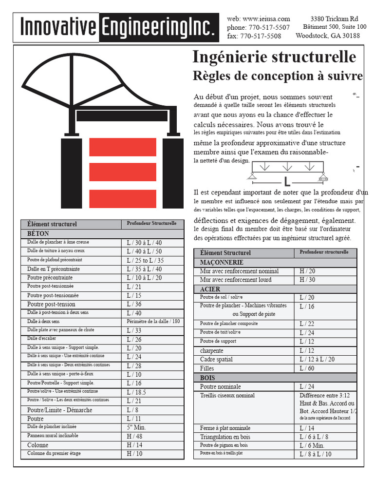 Règles de conception en ingénierie structurelle | PDF | Poutre ...