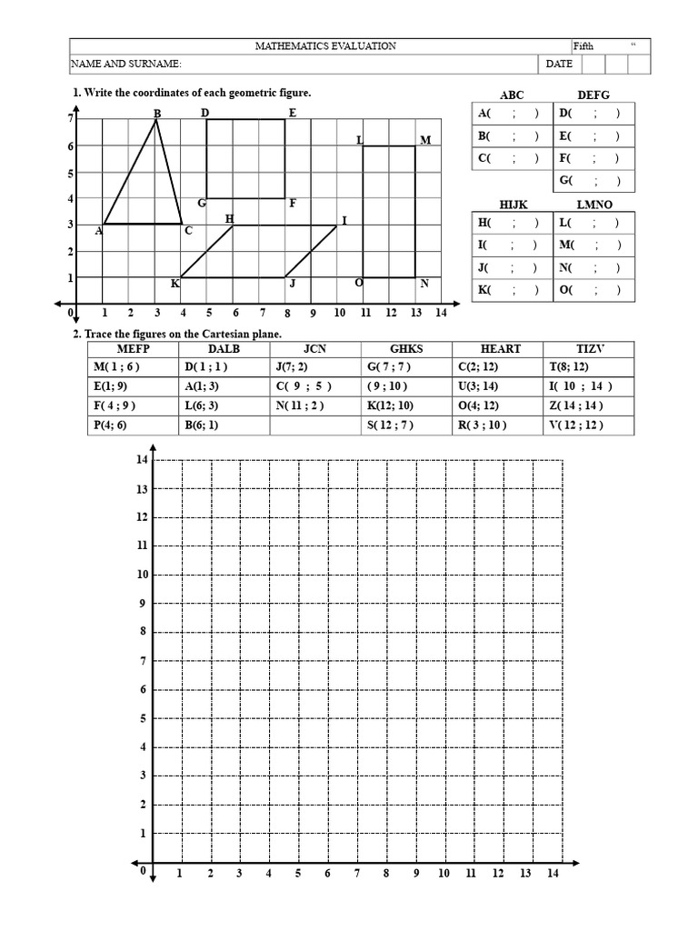 Write and Locate Ordered Pairs | PDF | Coordinate System | Classical ...