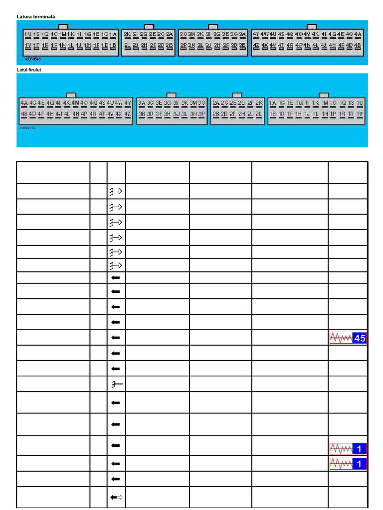 323 BA 2-0 94-98 (ECU Pinout) | PDF