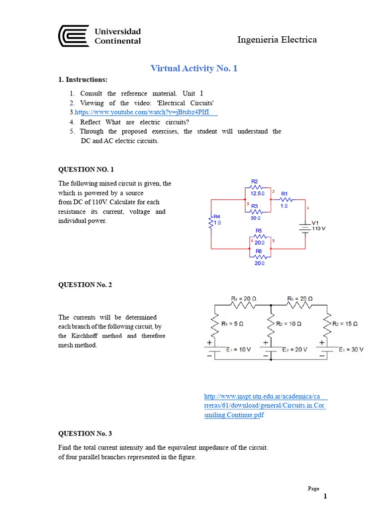 Academic Product 1 - Electrical Engineering | PDF | Electrical ...