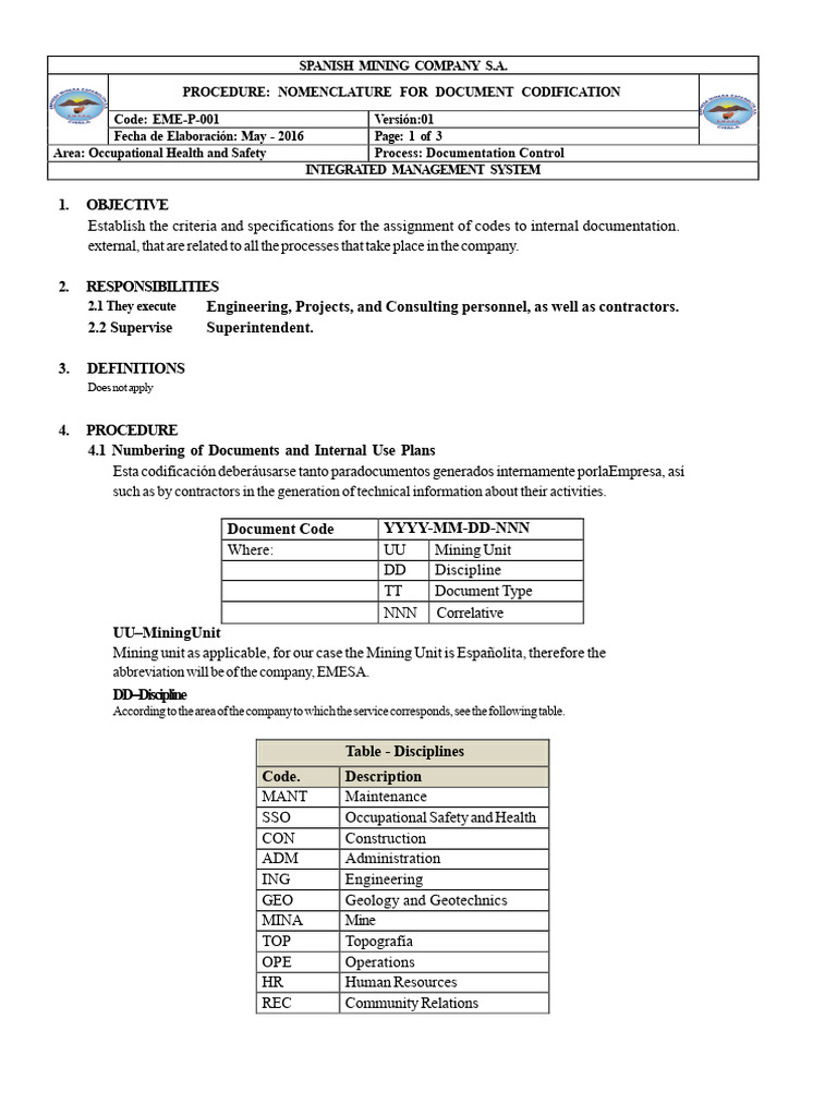 Document Coding Procedure for Mining | PDF | Business