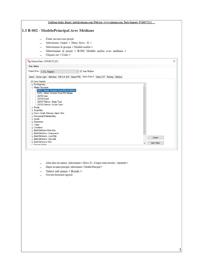 Création et configuration du projet B-002 | PDF