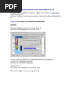 Troubleshooting During Upgrade Oracle Applications 11i To 10g