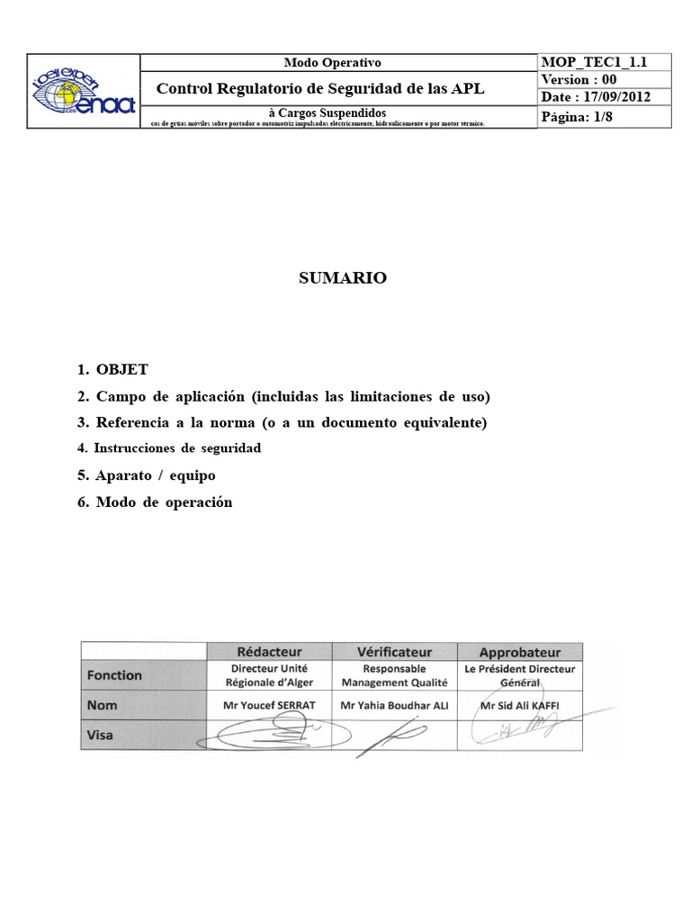 Modo Operativo Control APL - Grúa 01 | PDF | Motores | Grúa (máquina)