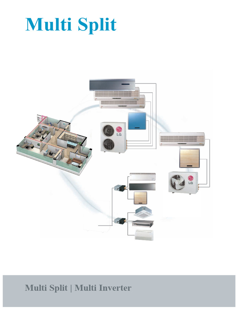 LG Multi Split Air Conditioning Systems | PDF | Refrigeration | Heat Pump
