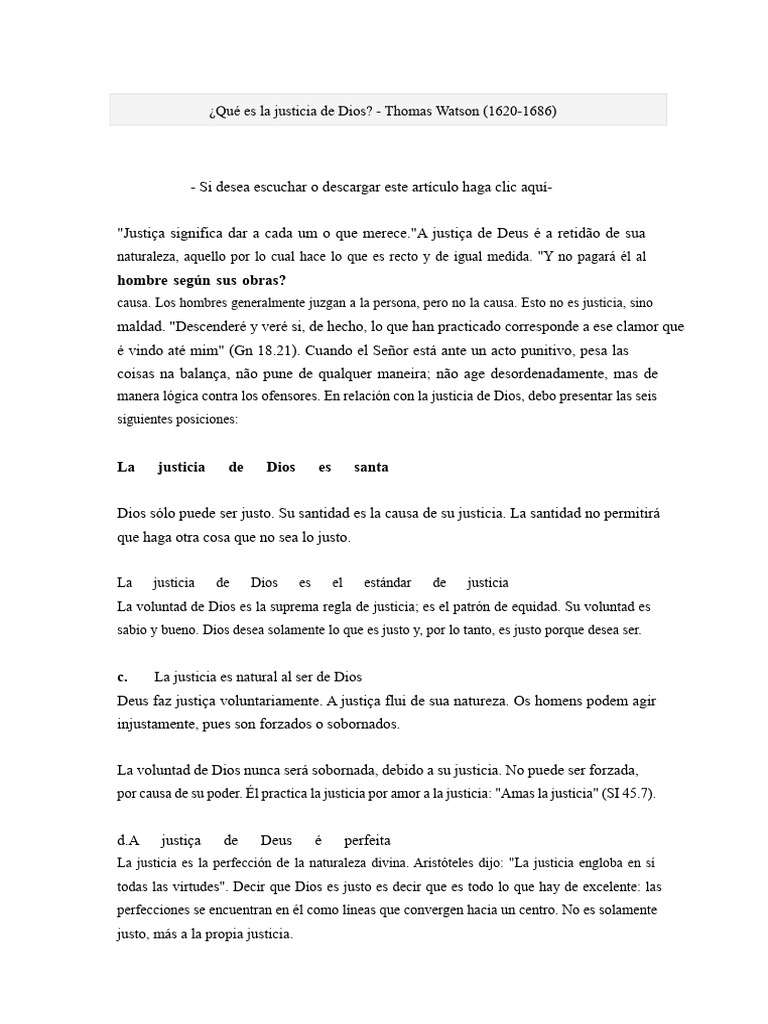 ¿Qué Es La Justicia de Dios | PDF | Justicia | Crimen y violencia