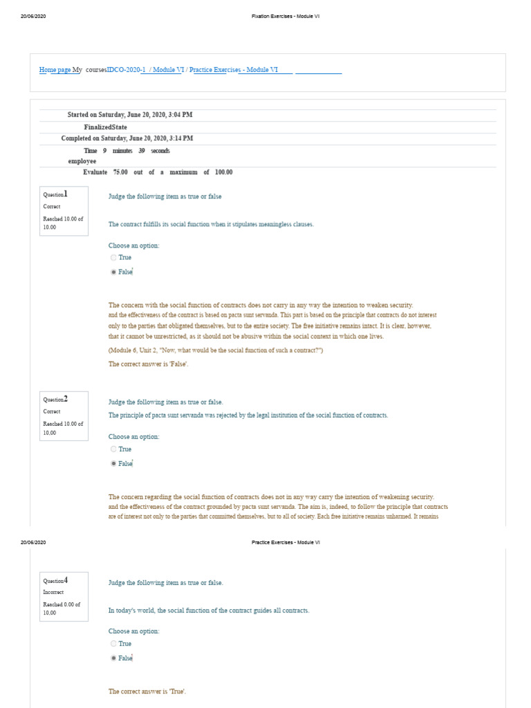 Practice Exercises for Module VI Completion | PDF | Justice | Crime ...