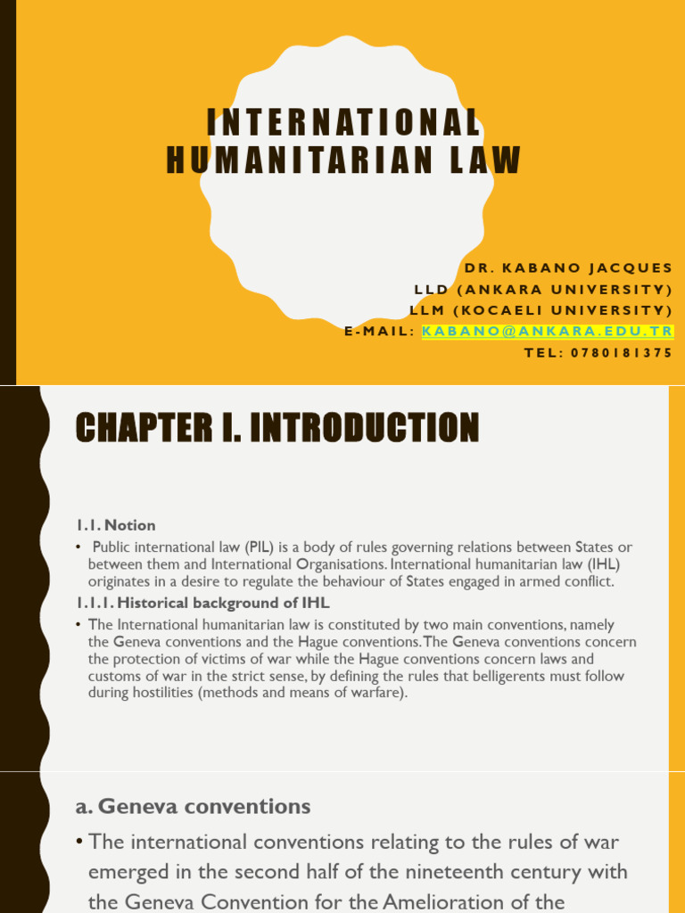 International Humanitarian Law PDF | PDF | International Humanitarian ...