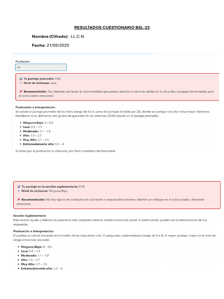 Test BSL | PDF