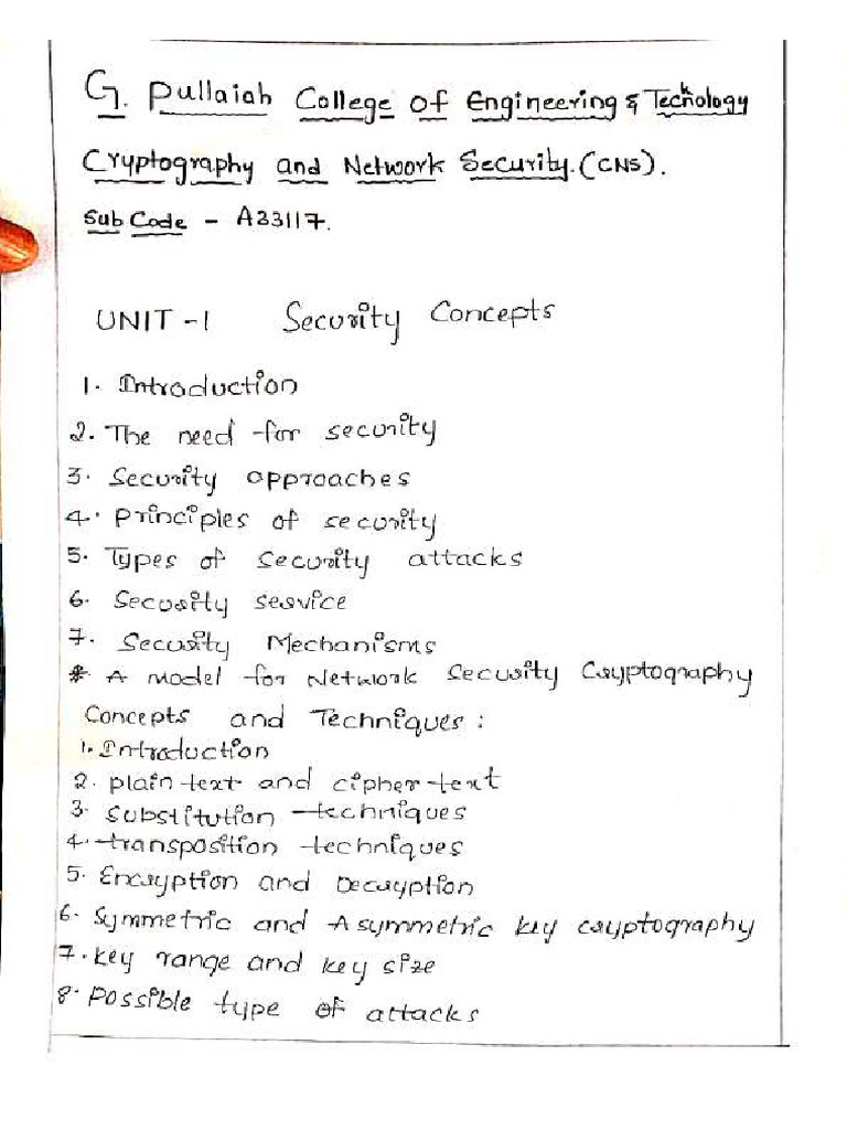 CNS UNIT 1 - Merged - Compressed | PDF