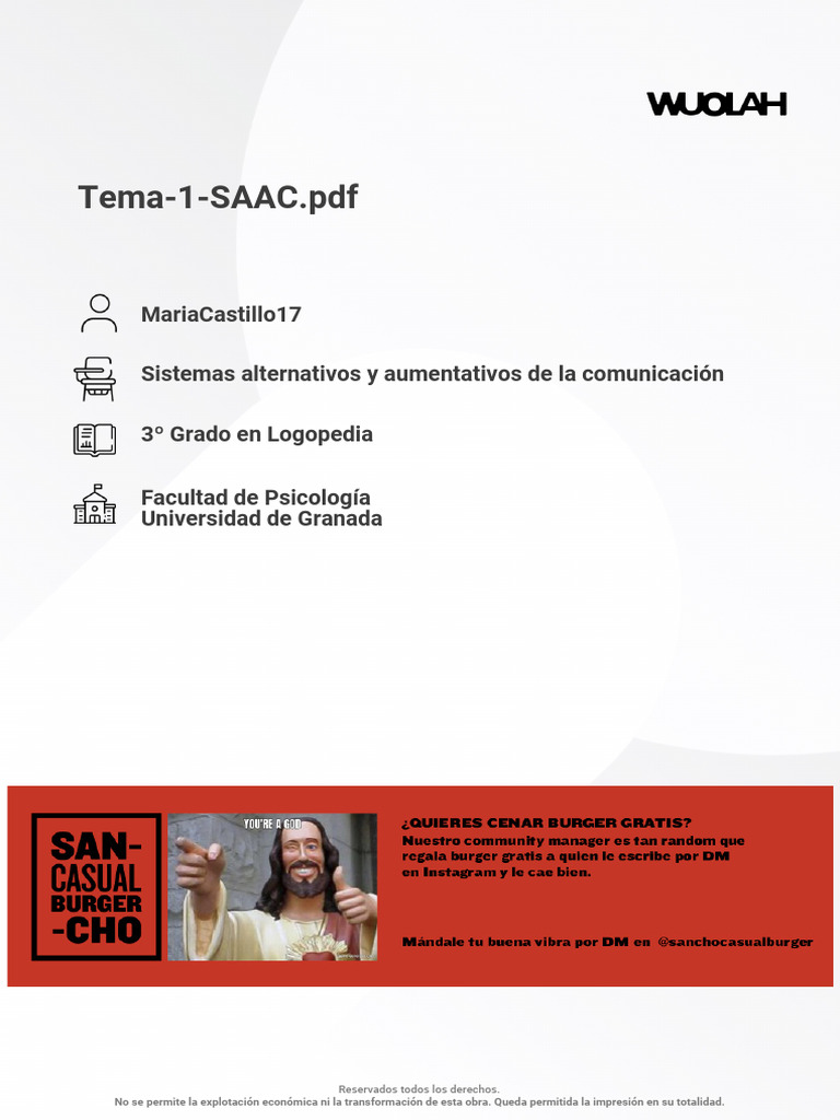 Tema-1 SAAC | PDF | Comunicación | Comunicación no verbal