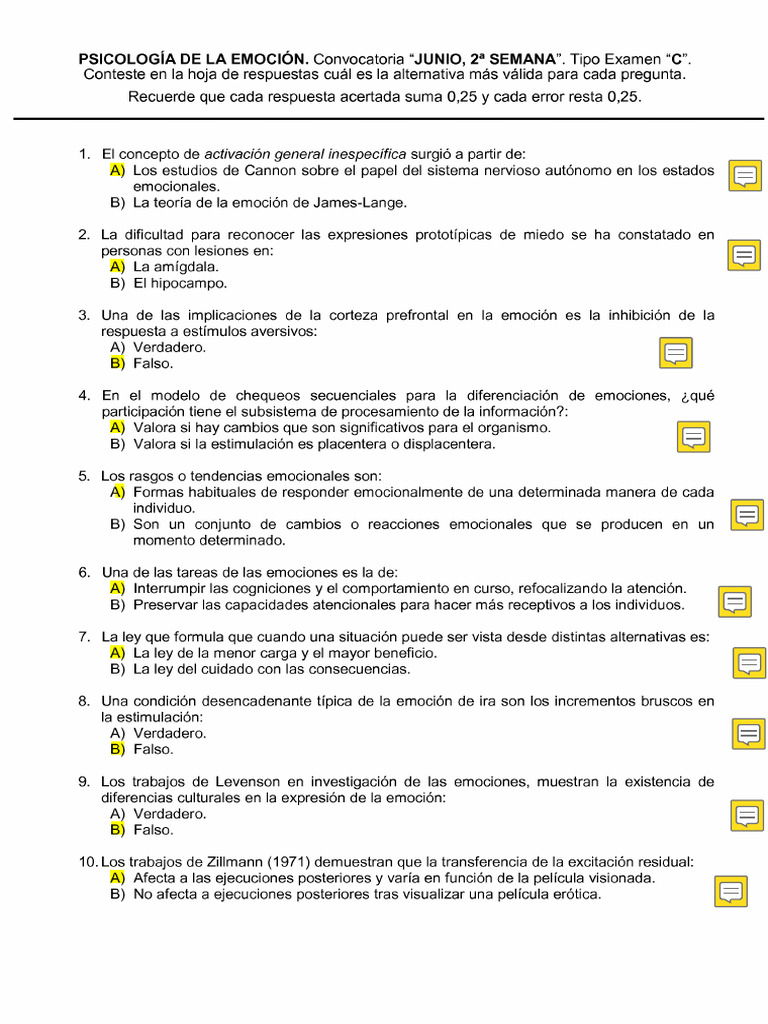 Emocion JUN 2016 | PDF | Las emociones | Procesos mentales