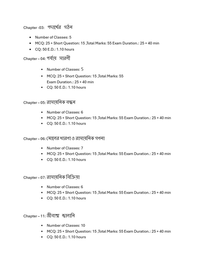 Revision Program Planning | PDF