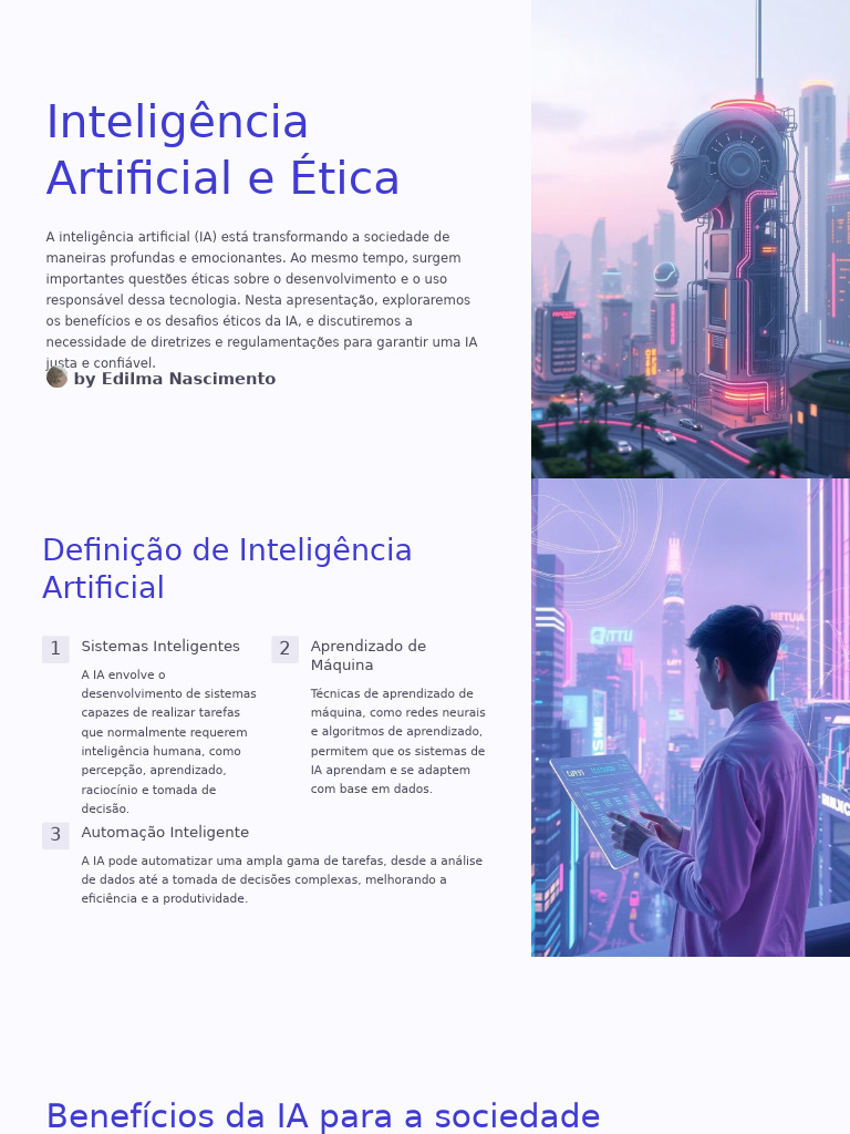 Inteligencia Artificial e Etica | PDF | Inteligência artificial ...