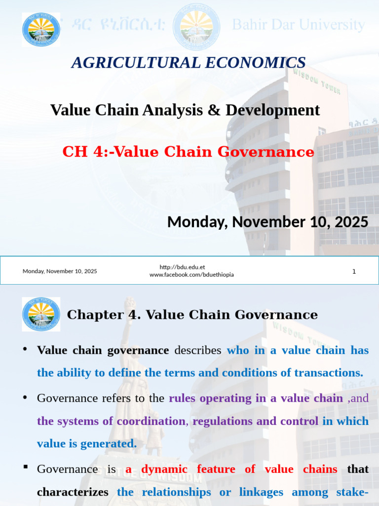 Value Chain CH 4 - 24 | PDF | Supply Chain | Governance