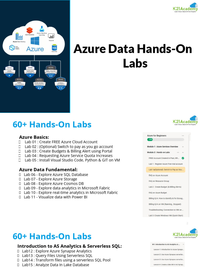 Azure Data HOL 250605 | PDF | Microsoft Azure | Apache Spark