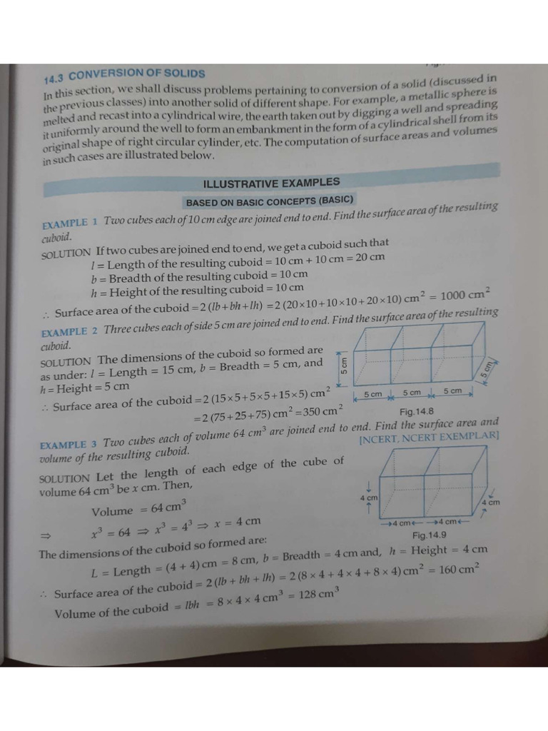 Surface Areas and Volumes | PDF