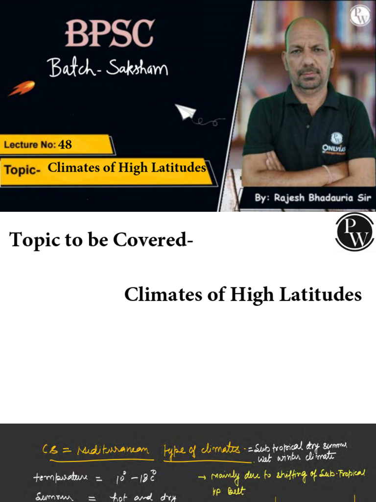 Physical Geography 48 Class Notes | PDF