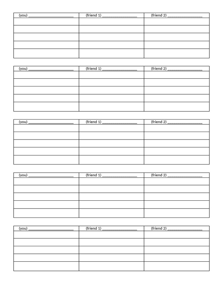 Conversation Log with Friends | PDF