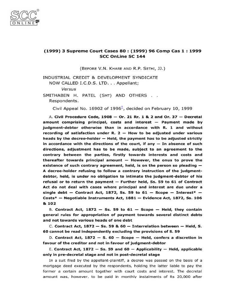 Supreme Court Ruling: Eastern Book Co. | PDF | National Supreme Courts ...