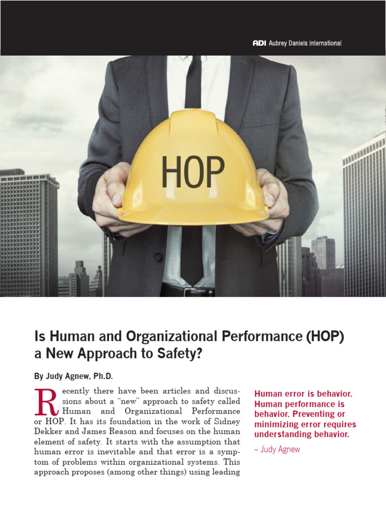 Understanding Human and Organizational Performance | PDF | Science ...