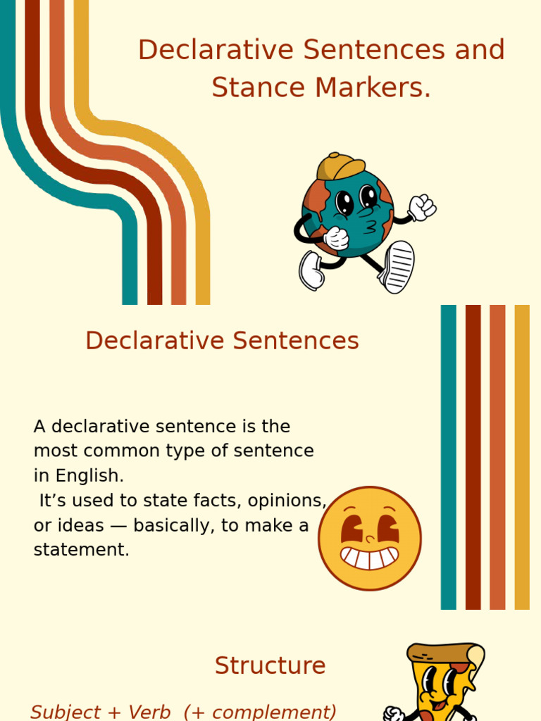 Understanding Declarative Sentences and Stance Markers | PDF | Sentence ...