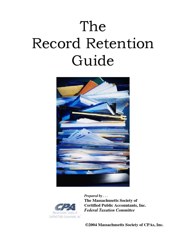 Record Retention Guide Employee Benefits Employment