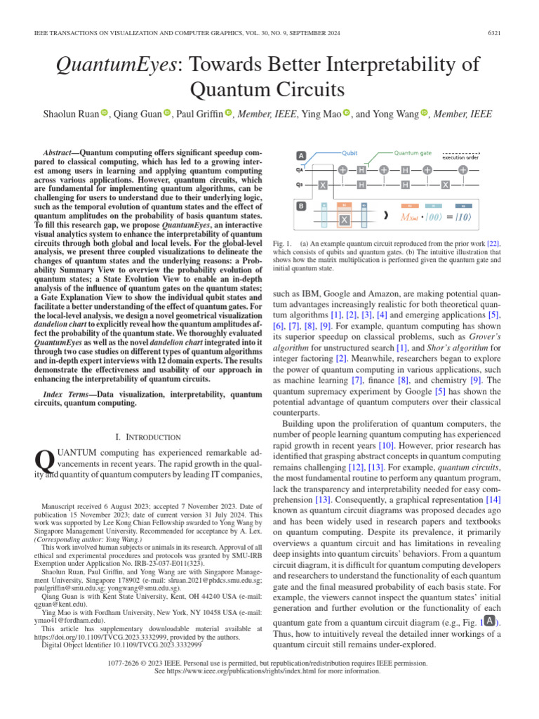 QuantumEyes Towards Better Interpretability of Quantum Circuits | PDF ...