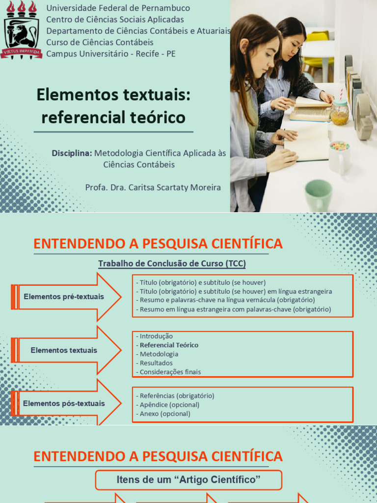 Estrutura do TCC em Ciências Contábeis | PDF | Citação | Teoria