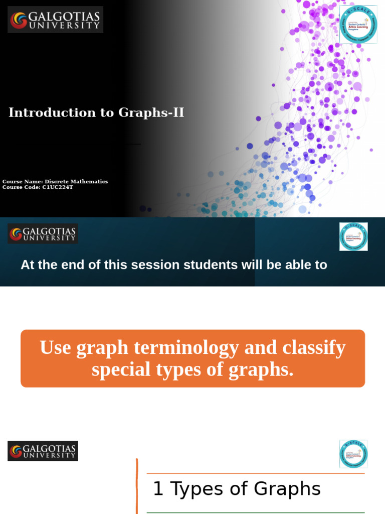 Introduction To Graphs-II | PDF | Vertex (Graph Theory) | Mathematical ...