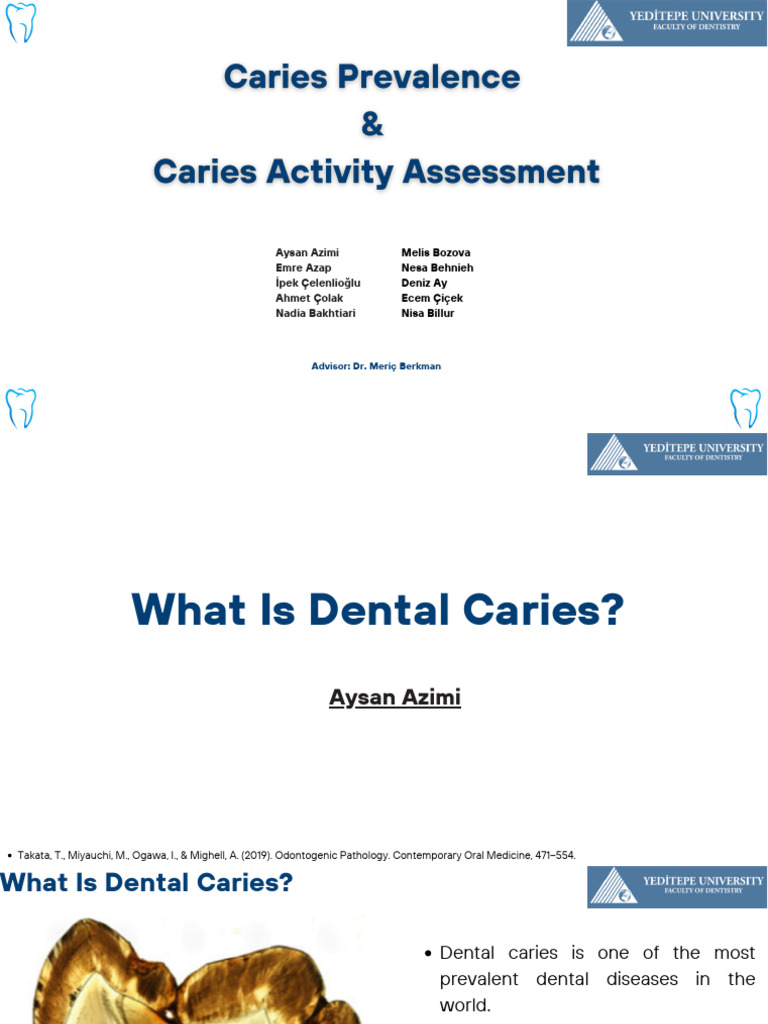 Understanding Dental Caries Factors | PDF | Oral Hygiene | Health Sciences