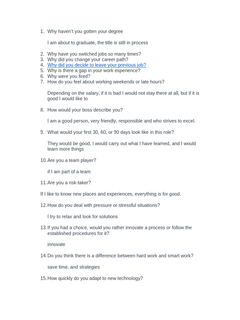 Questions | PDF