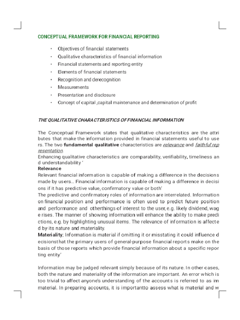 Elements of Financial Reporting - 033436 - Phoenix | PDF