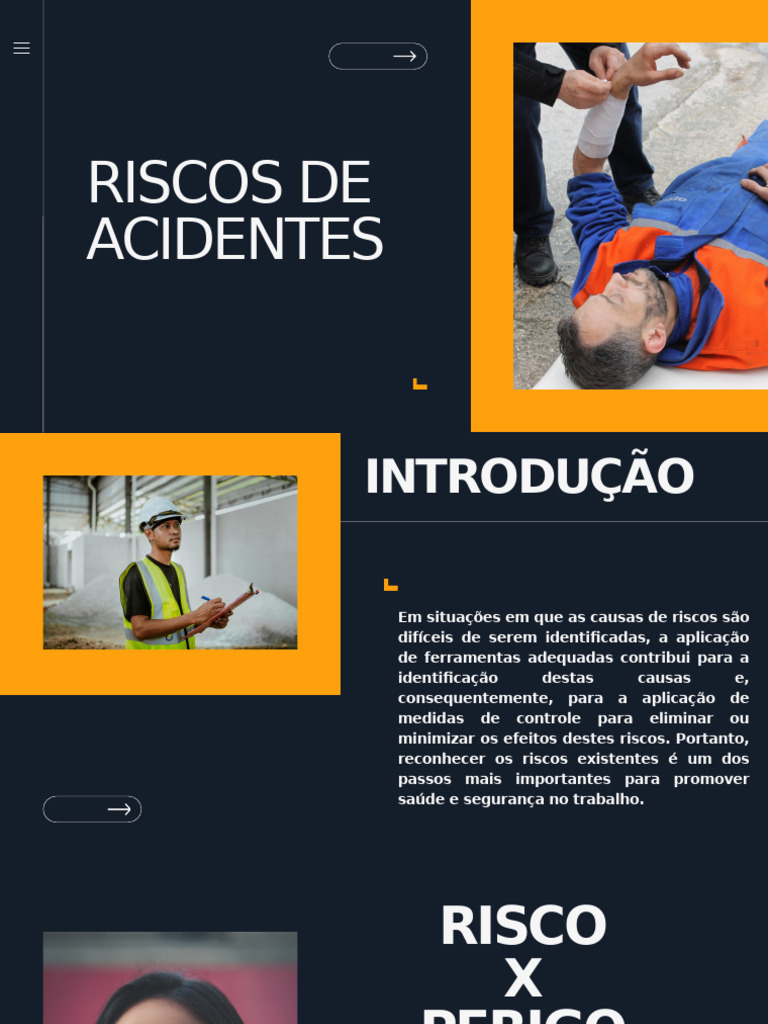 Riscos de Acidentes e Segurança no Trabalho | PDF | Física