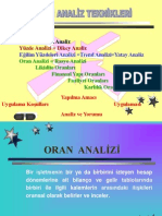 Karşılaştırmalı Analiz: Yüzde Analizi Dikey Analiz