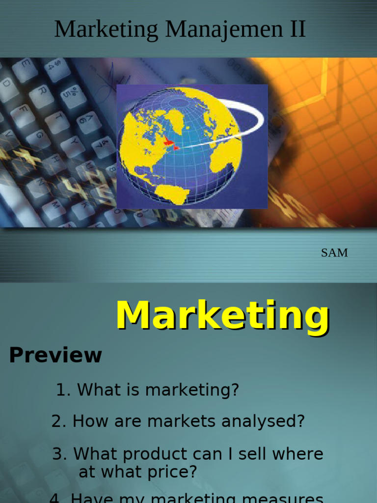 Marketing Management Fundamentals Guide | PDF | Marketing | Strategic ...