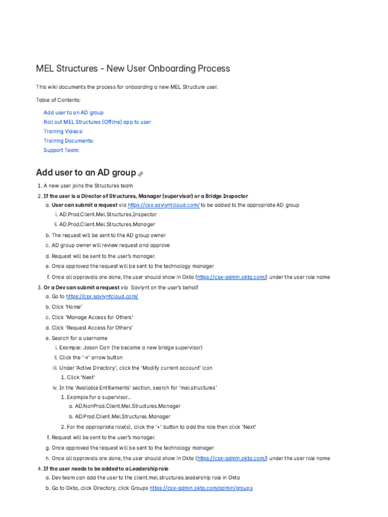 MEL Structures User Onboarding Guide | PDF | Computing | Software