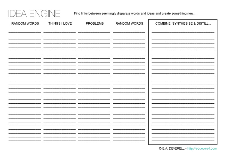 Creative Idea Generation Techniques | PDF