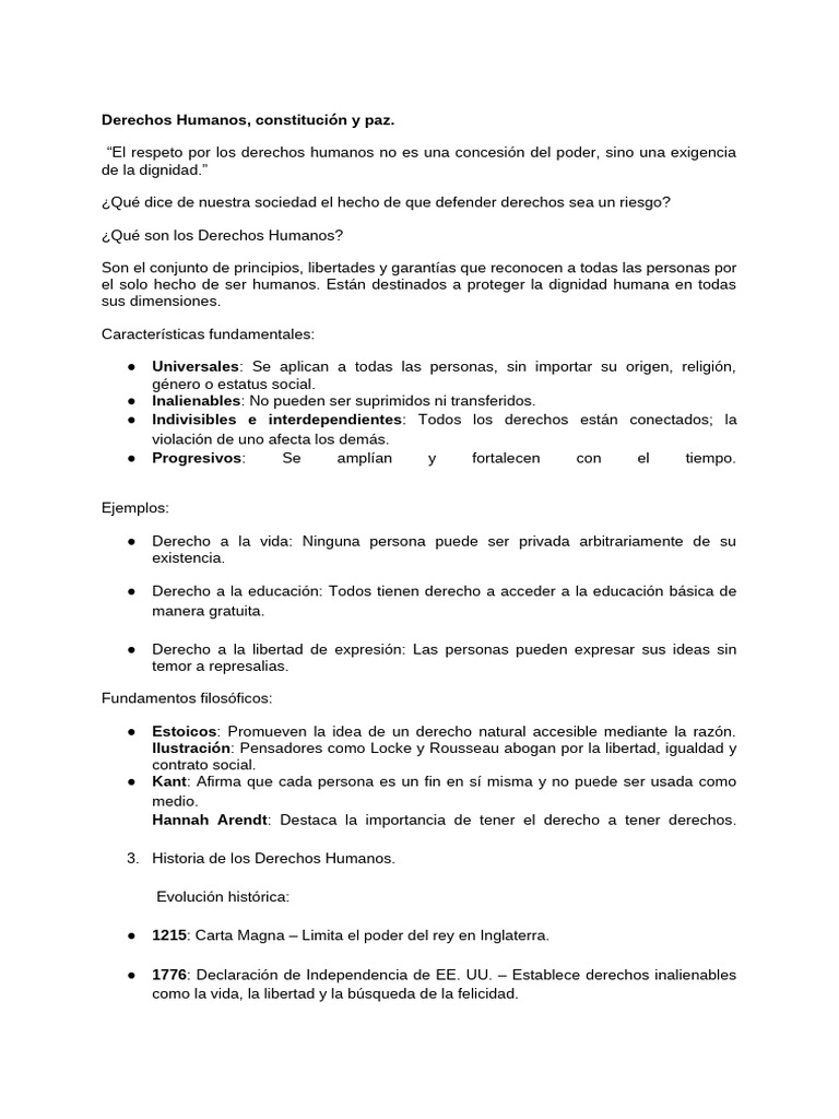 Derechos Humanos y Paz en Colombia | PDF | Derechos humanos | Derechos