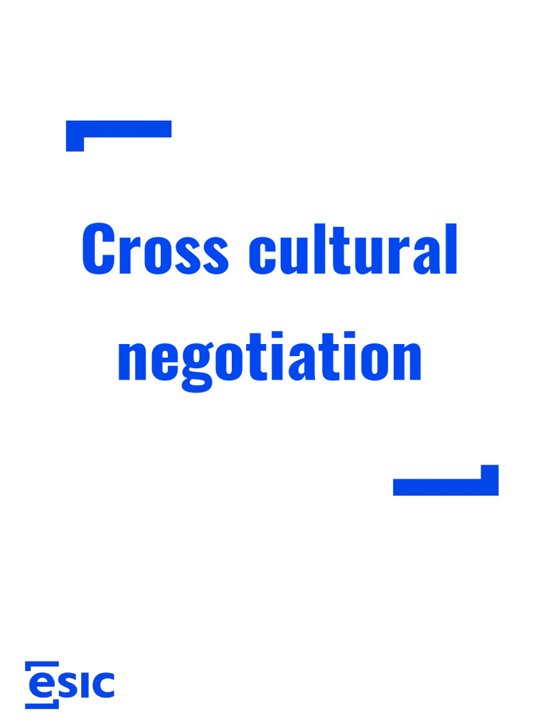 051003-00119 - Cross Cultural Negotiation | PDF | Negotiation | Social ...