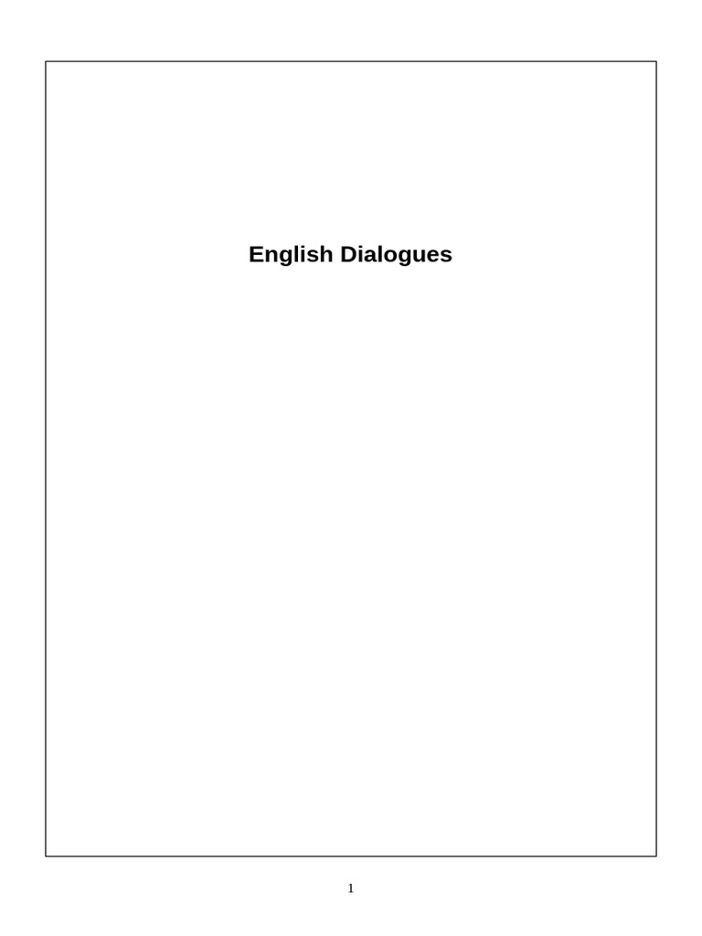 Dialogues | PDF