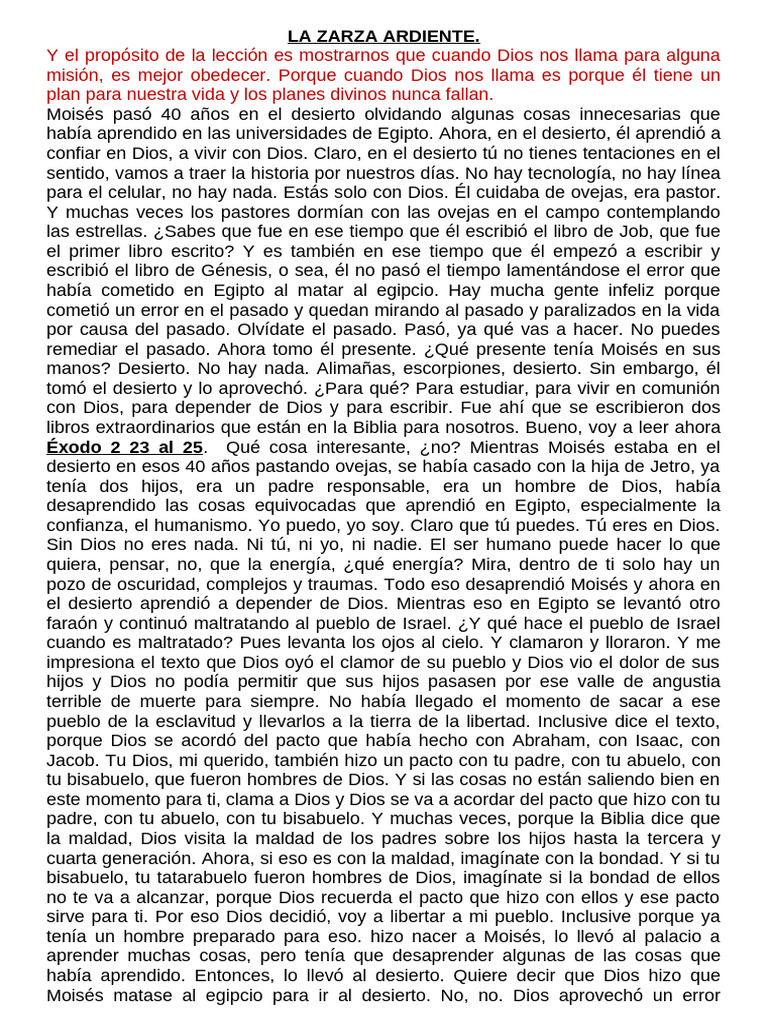 La Zarza Ardiente Pdf Moisés Dios