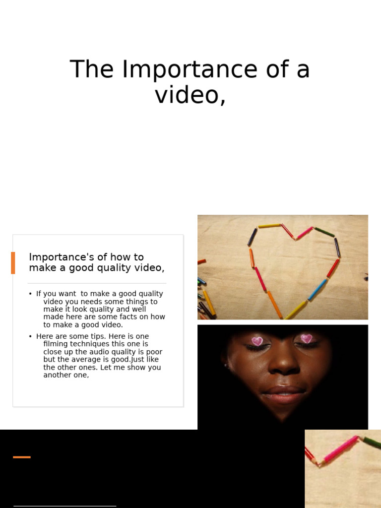 The Importance of A Video | PDF