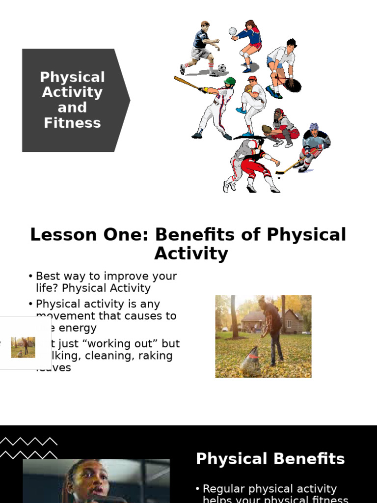 Benefits of Physical Activity and Fitness | PDF | Physical Fitness ...