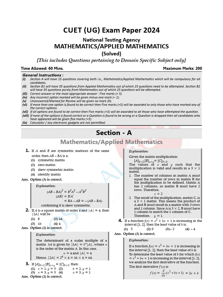 Math 24 | PDF | Matrix (Mathematics) | Workweek And Weekend