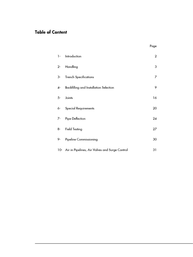 Underground Pipe Installation Guide | PDF | Pipe (Fluid Conveyance ...
