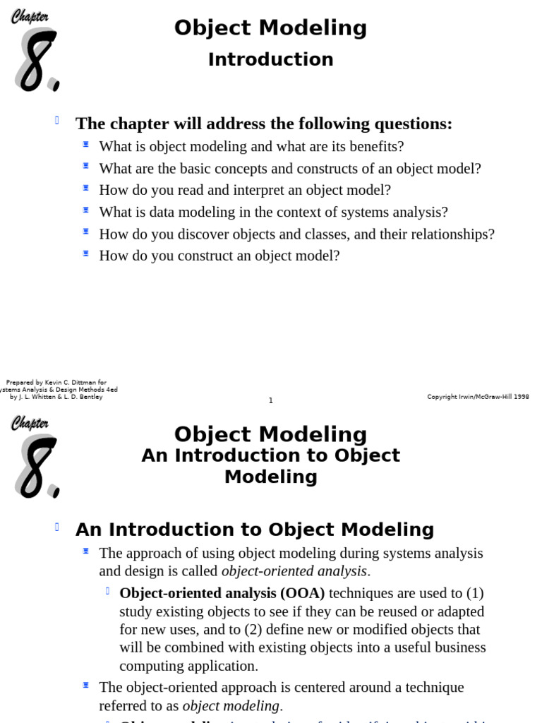 Introduction to Object Modeling Concepts | PDF | Use Case | System