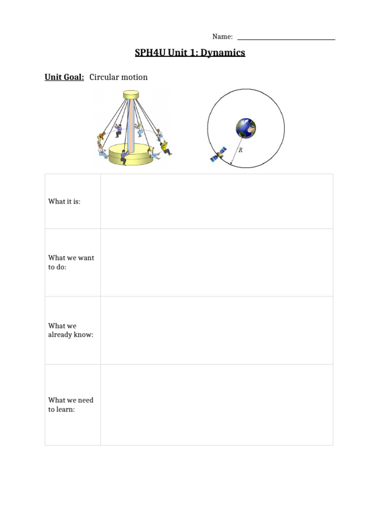 1.0 Unit 1 Goal | PDF