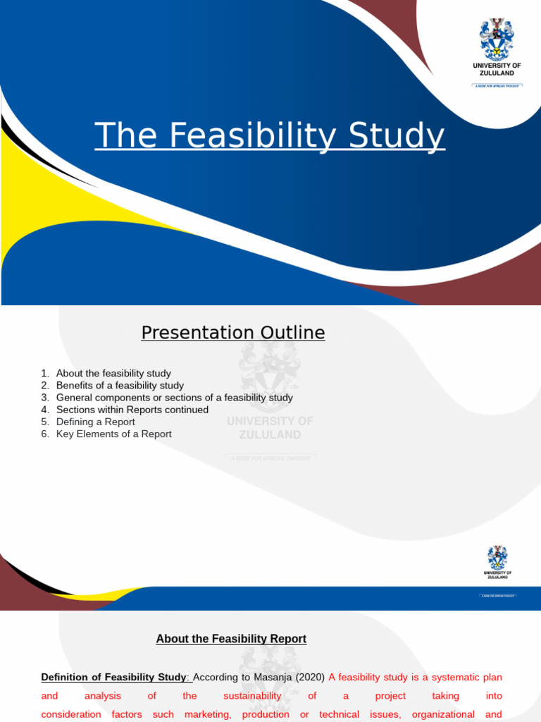 Understanding Feasibility Studies | PDF | Feasibility Study ...