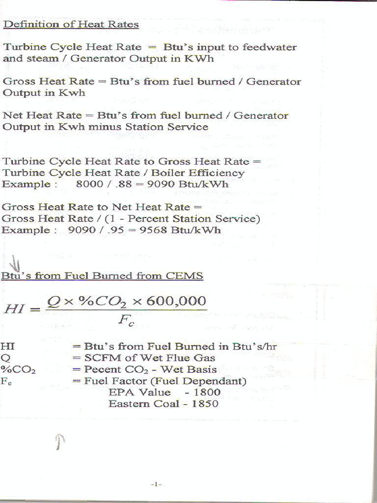 Heat Rate Handbook | PDF